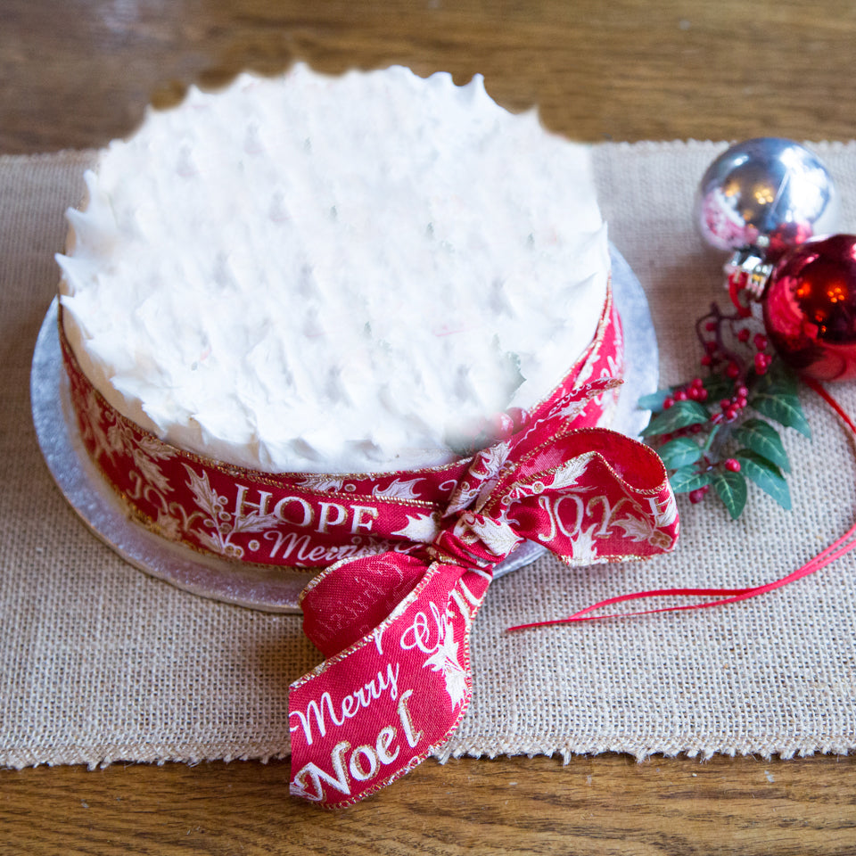 Marzipan Undecorated Iced Cake - available from 1/12/25