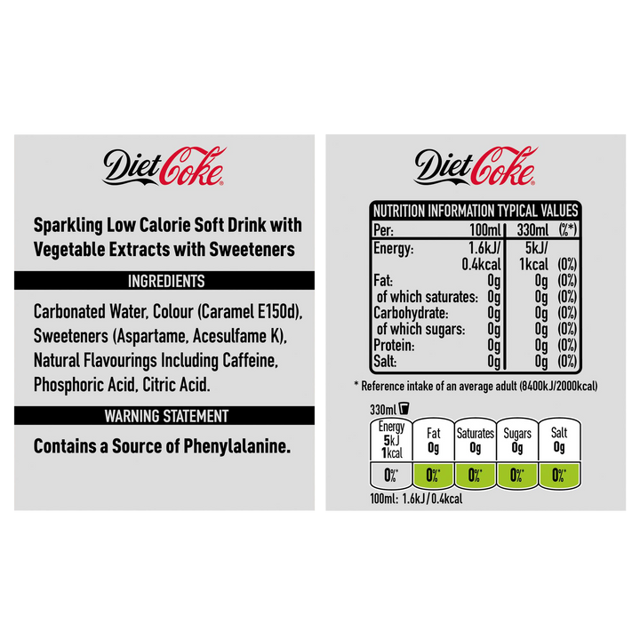 Coca Cola Diet Coke (Can) 330ml