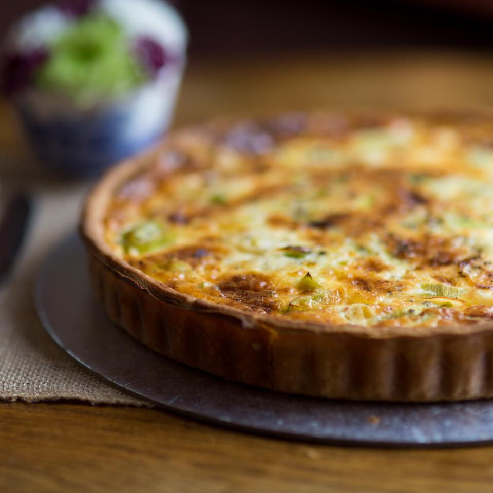 Cheese & Leek Quiche