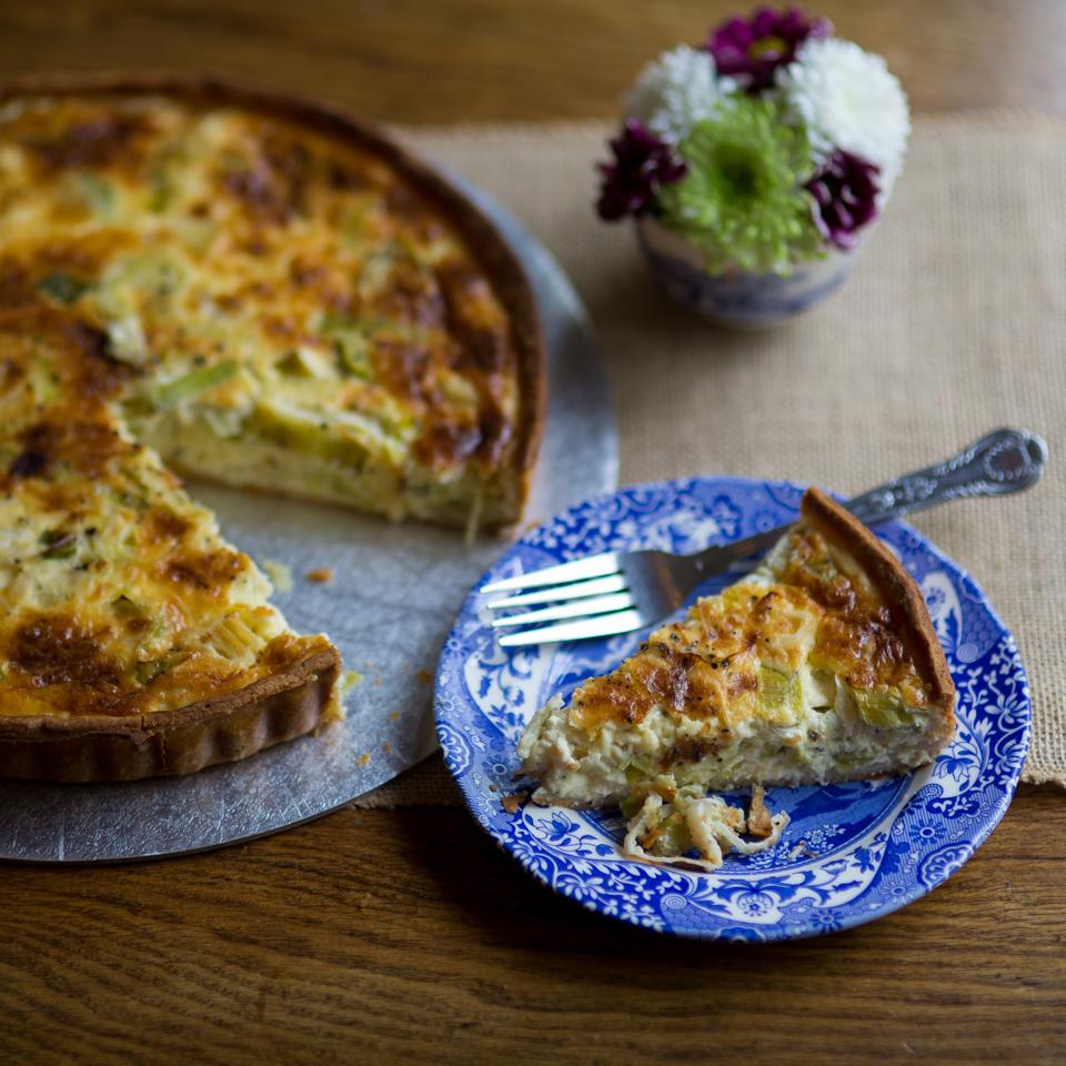 Cheese & Leek Quiche