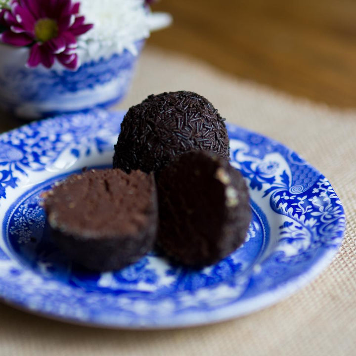 Chocolate Sponge Truffles (without Alcohol)