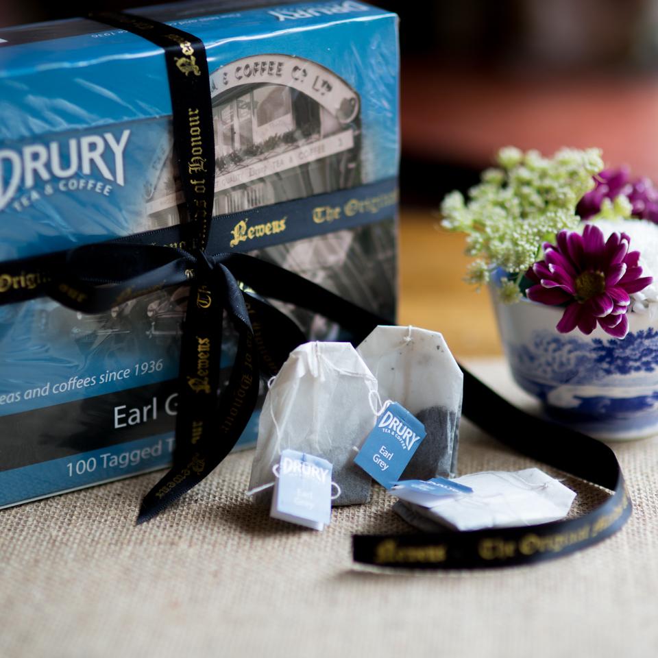 Drury Earl Grey Tea 200g - 100 tagged bags