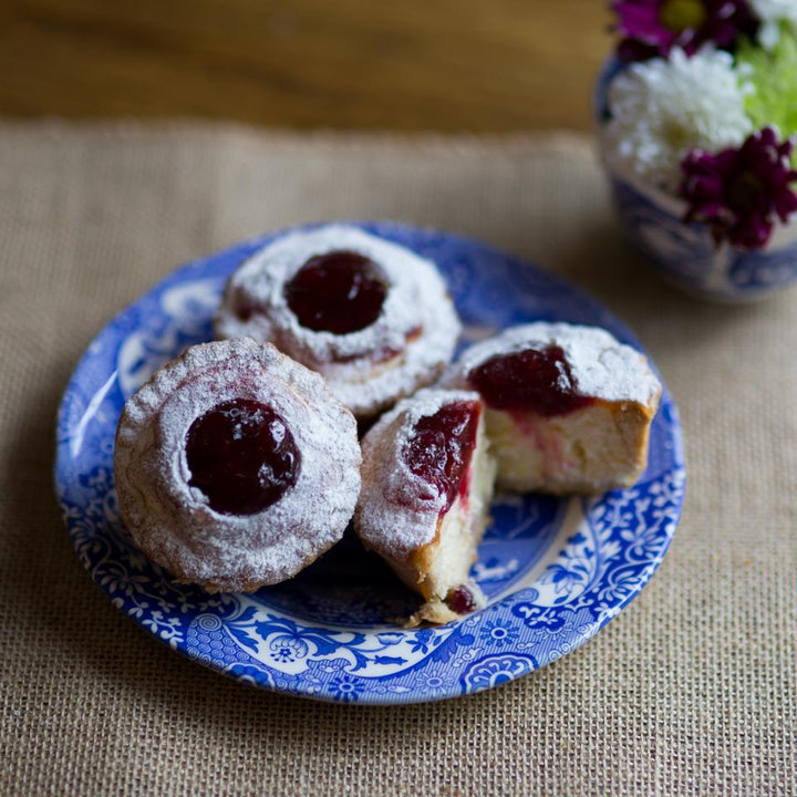 Individual Cranberry Cheesecake