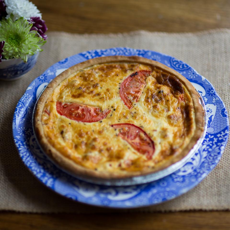 Bacon & Tomato Quiche
