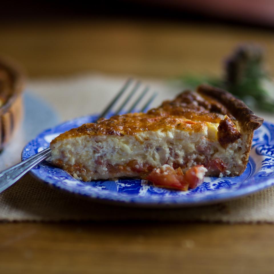 Bacon & Tomato Quiche