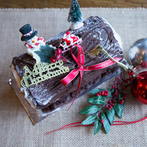 Christmas Chocolate Log