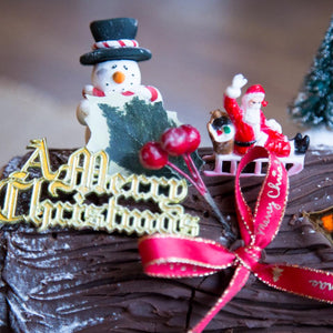Christmas Chocolate Log