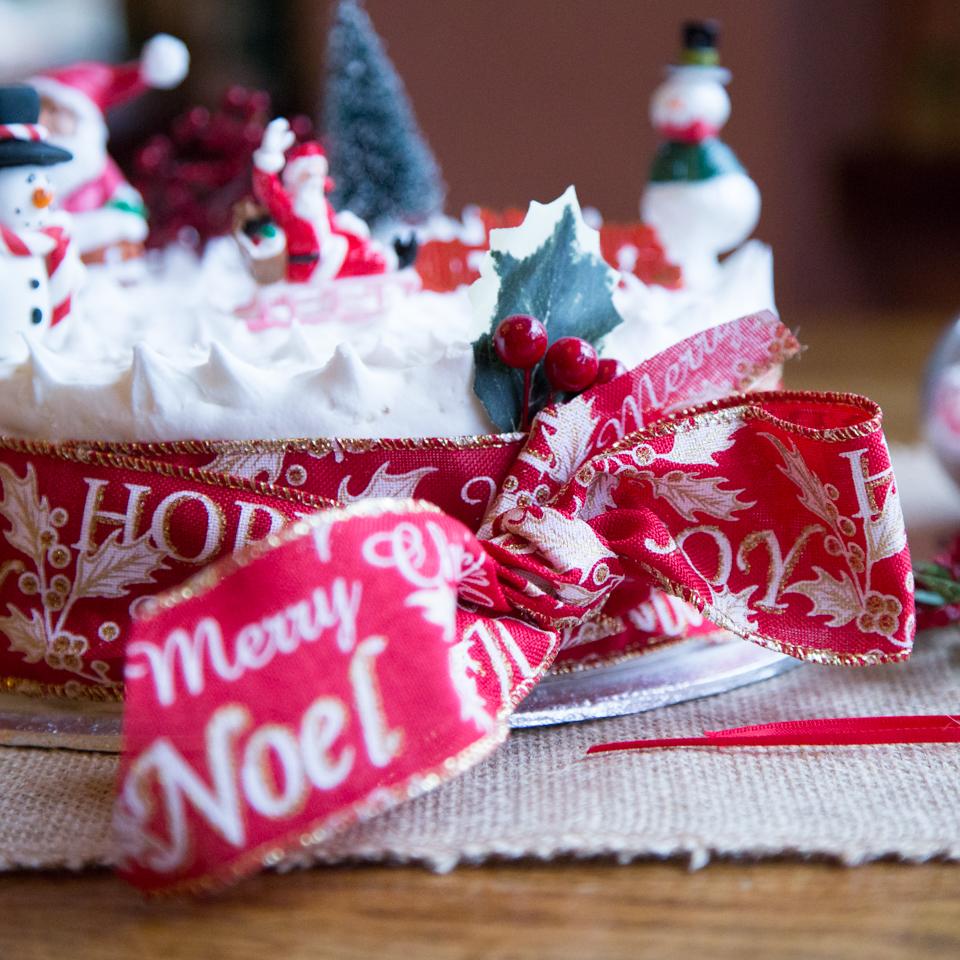 Marzipan Decorated Iced Cake  - available from 1/12/25