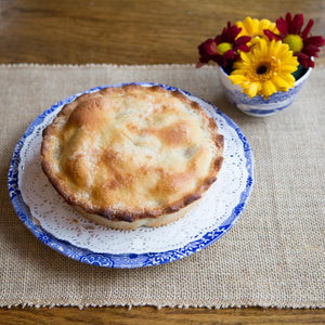 Traditional Apple & Raspberry Pie