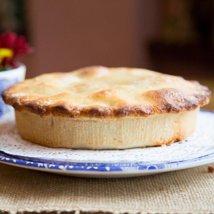 Traditional Apple & Raspberry Pie