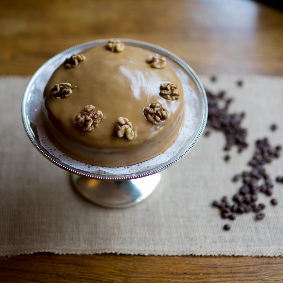 Coffee Fondant Cake