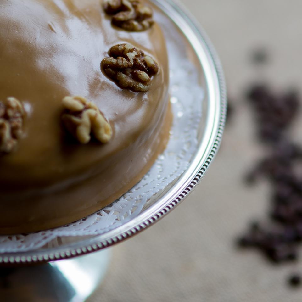 Coffee Fondant Cake