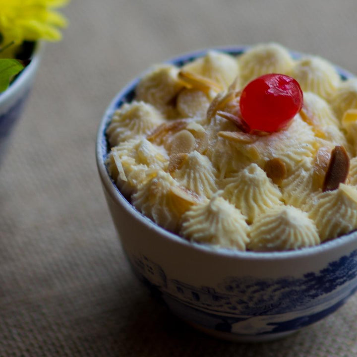 Chocolate Trifle in a Retired Spode Tea Cup (Contains No Alcohol)