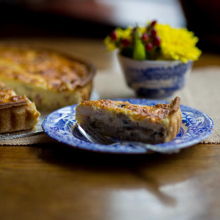 Mushroom & Bacon Quiche