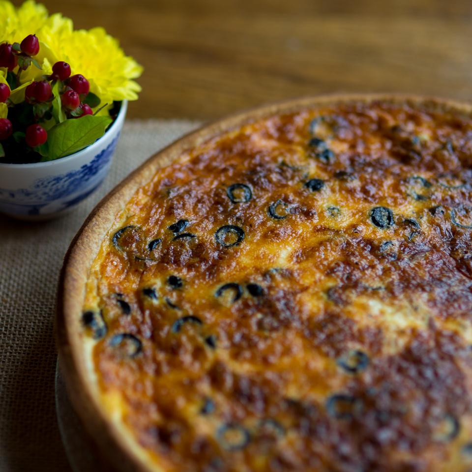 Tuna & Black Olive Quiche