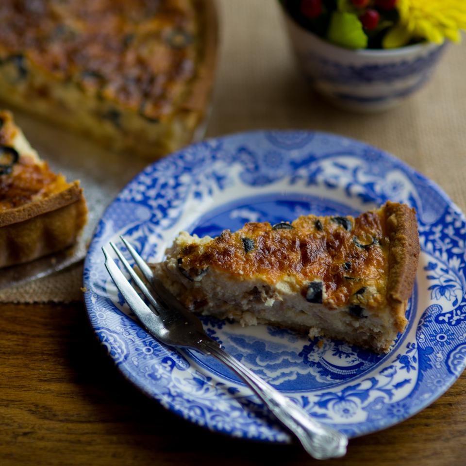 Tuna & Black Olive Quiche