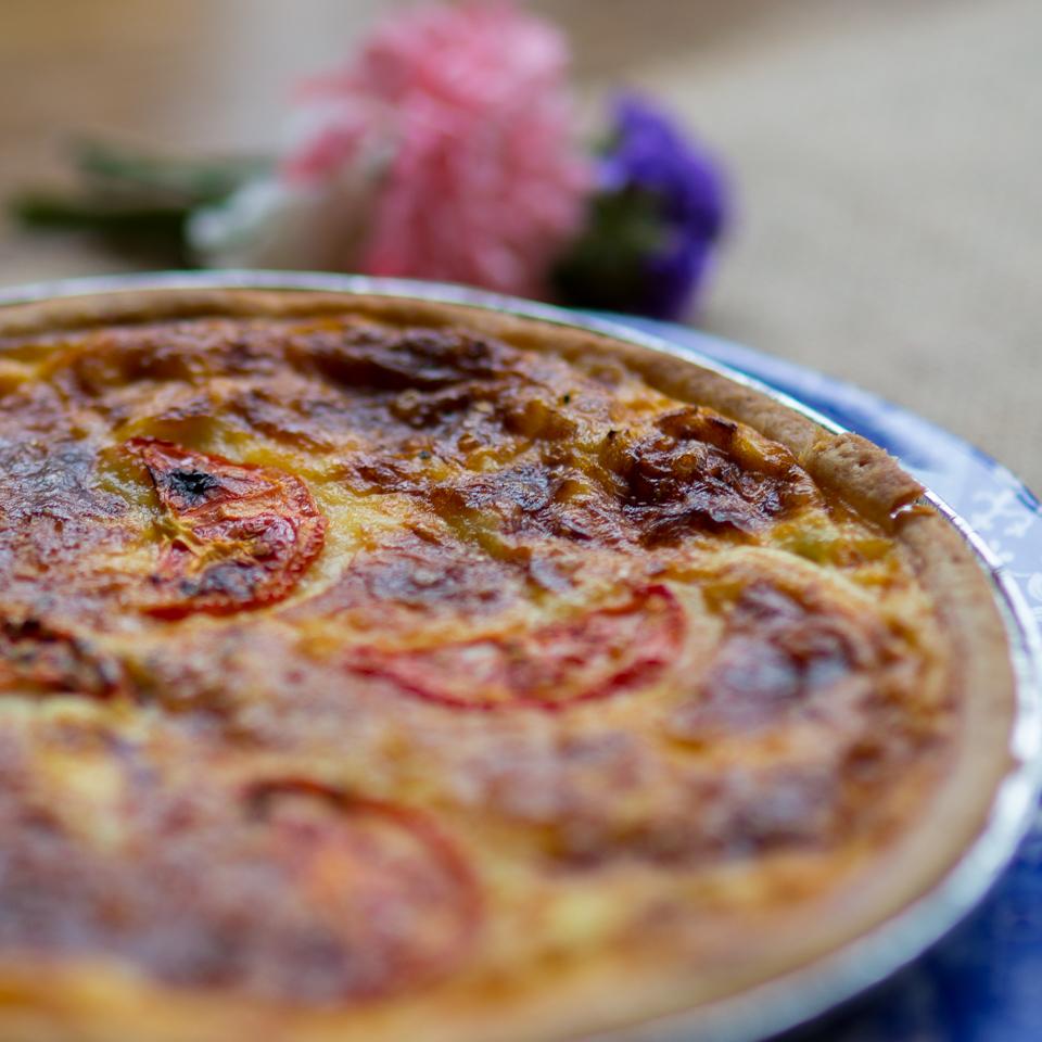 Cheese & Leek Quiche